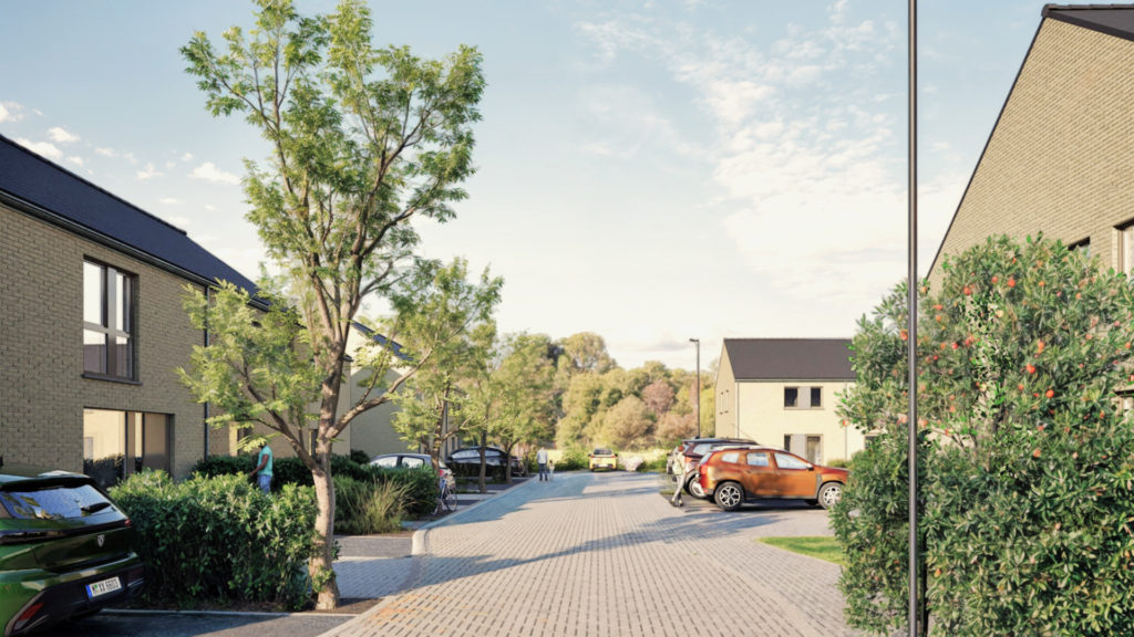 Maison contemporaine avec jardin privé à Lustin